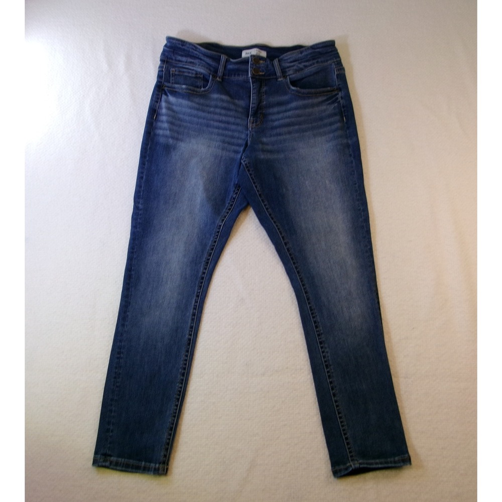 BKE Gabby Curvy Fit High Rise Ankle Skinny Jeans Blue Denim ABK2075A Size 31